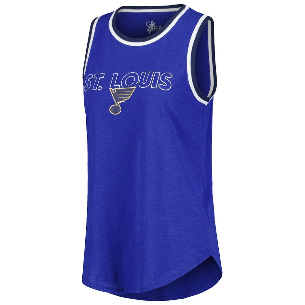 St. Louis Blues G-III 4Her by Carl Banks Women's Strategy Tank Top Blue