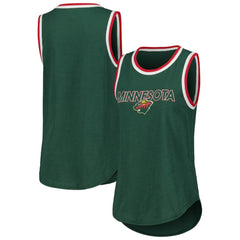 Minnesota Wild G-III 4Her by Carl Banks Women's Strategy Tank Top Green