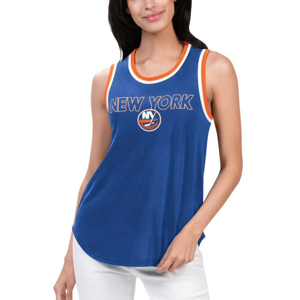 New York Islanders G-III 4Her by Carl Banks Women's Strategy Tank Top Royal