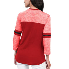 Carolina Hurricanes G-III 4Her by Carl Banks Women's Play The Game 3/4-Sleeve T-Shirt Red