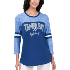 Tampa Bay Lightning G-III 4Her by Carl Banks Women's Play The Game 3/4-Sleeve T-Shirt Blue