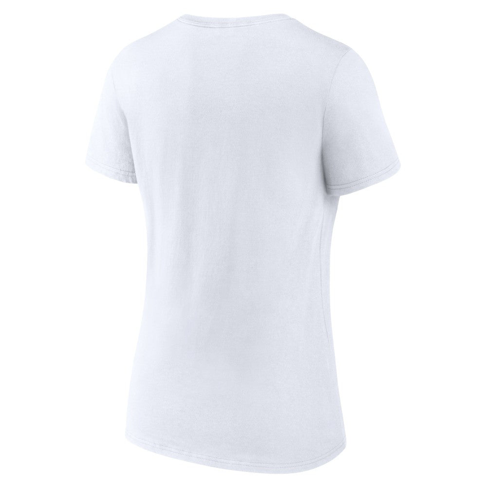 Kansas City Royals Women's Love Wins V-Neck T-Shirt White