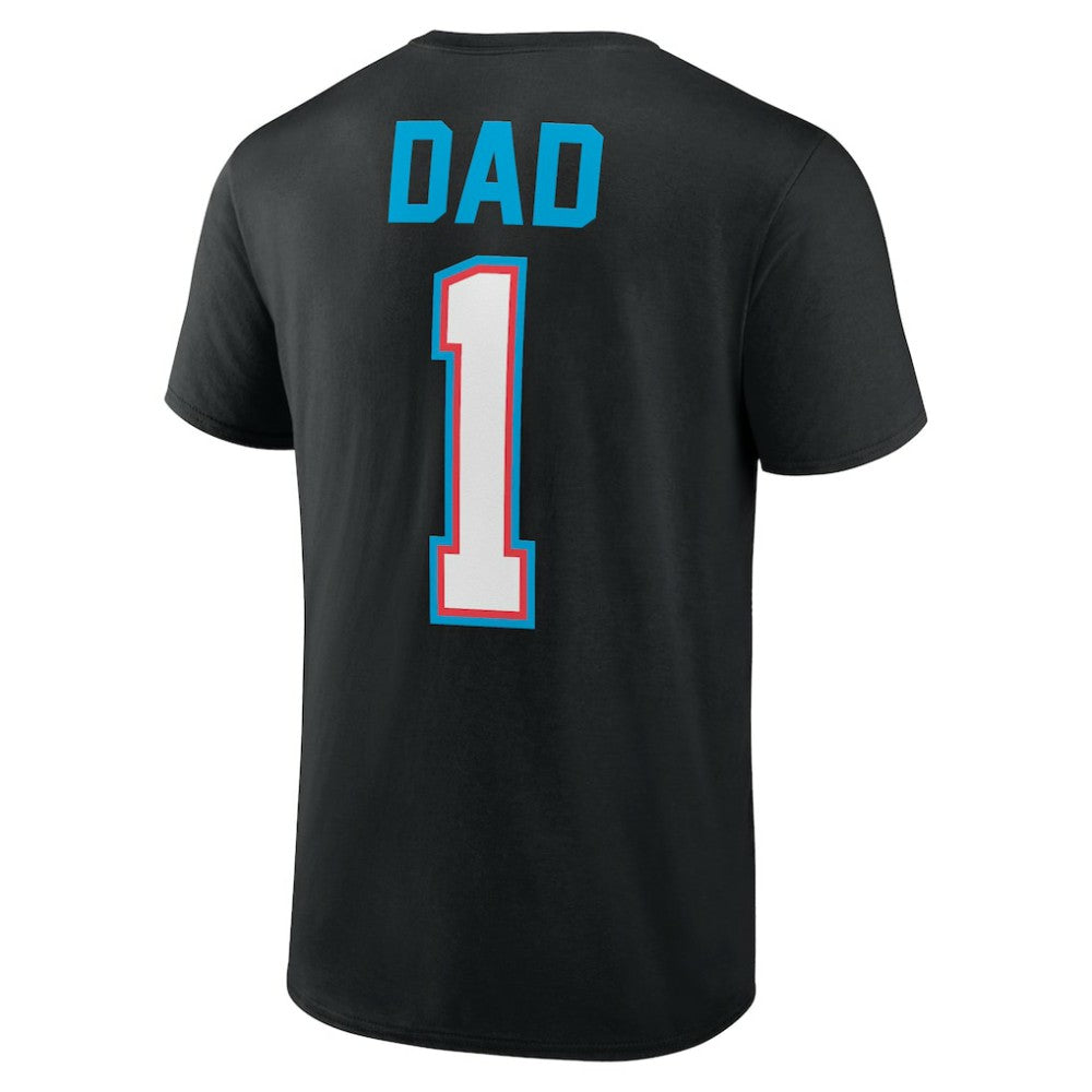 Miami Marlins Father's Day #1 Dad T-Shirt Black