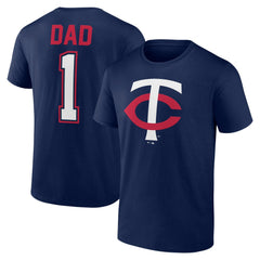 Minnesota Twins Father's Day #1 Dad T-Shirt Navy