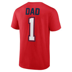 St. Louis Cardinals Father's Day #1 Dad T-Shirt Red