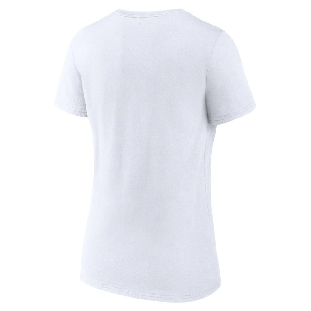 Tampa Bay Rays Women's Love Wins V-Neck T-Shirt White