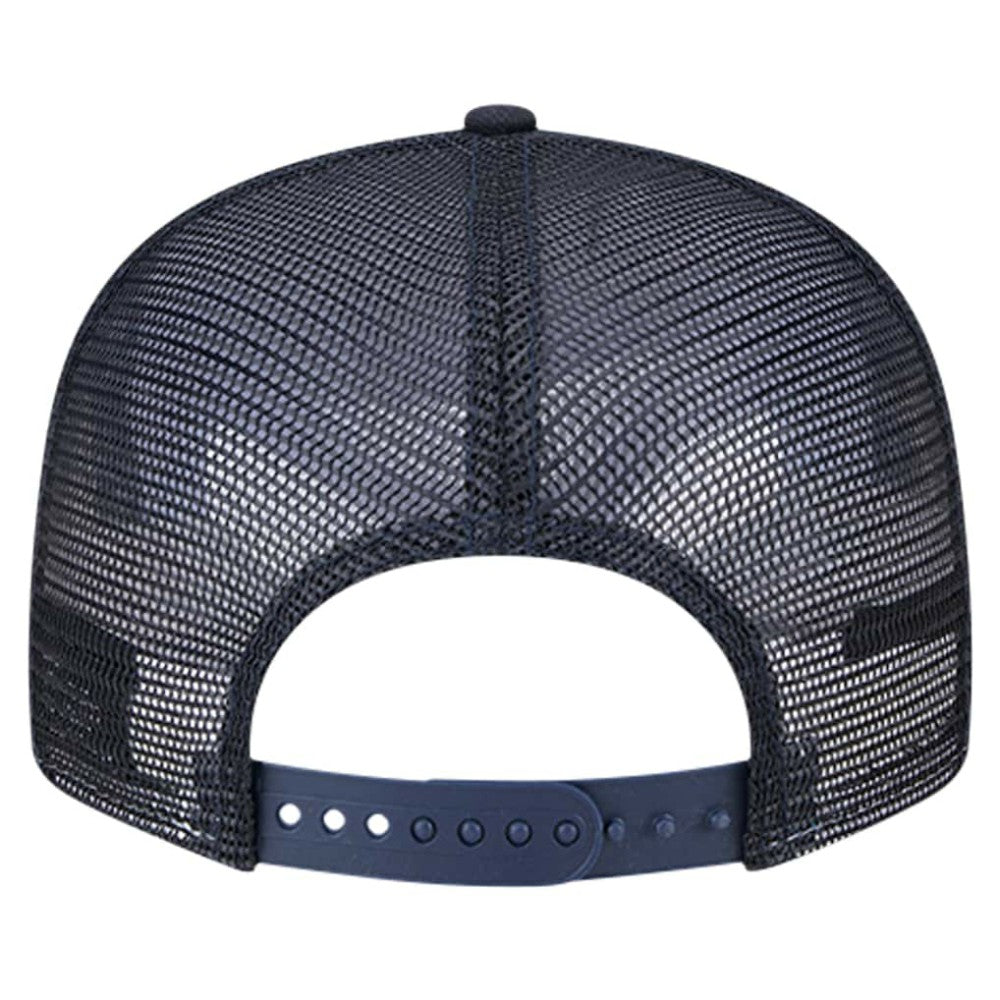 Atlanta Braves Bikini Bottom Trucker 9FIFTY Snapback Hat Navy | New Era