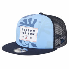 Boston Red Sox Bikini Bottom Trucker 9FIFTY Snapback Hat Navy | New Era