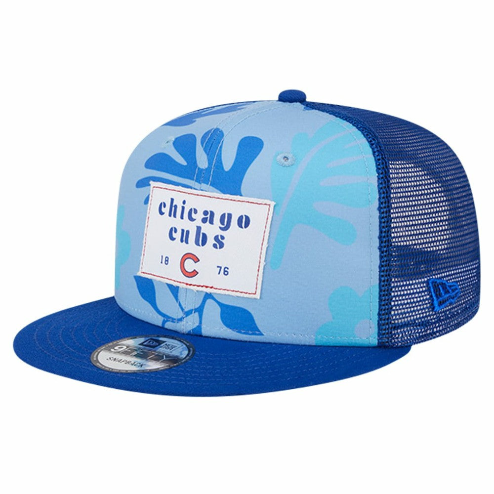 Chicago Cubs Bikini Bottom Trucker 9FIFTY Snapback Hat Royal | New Era