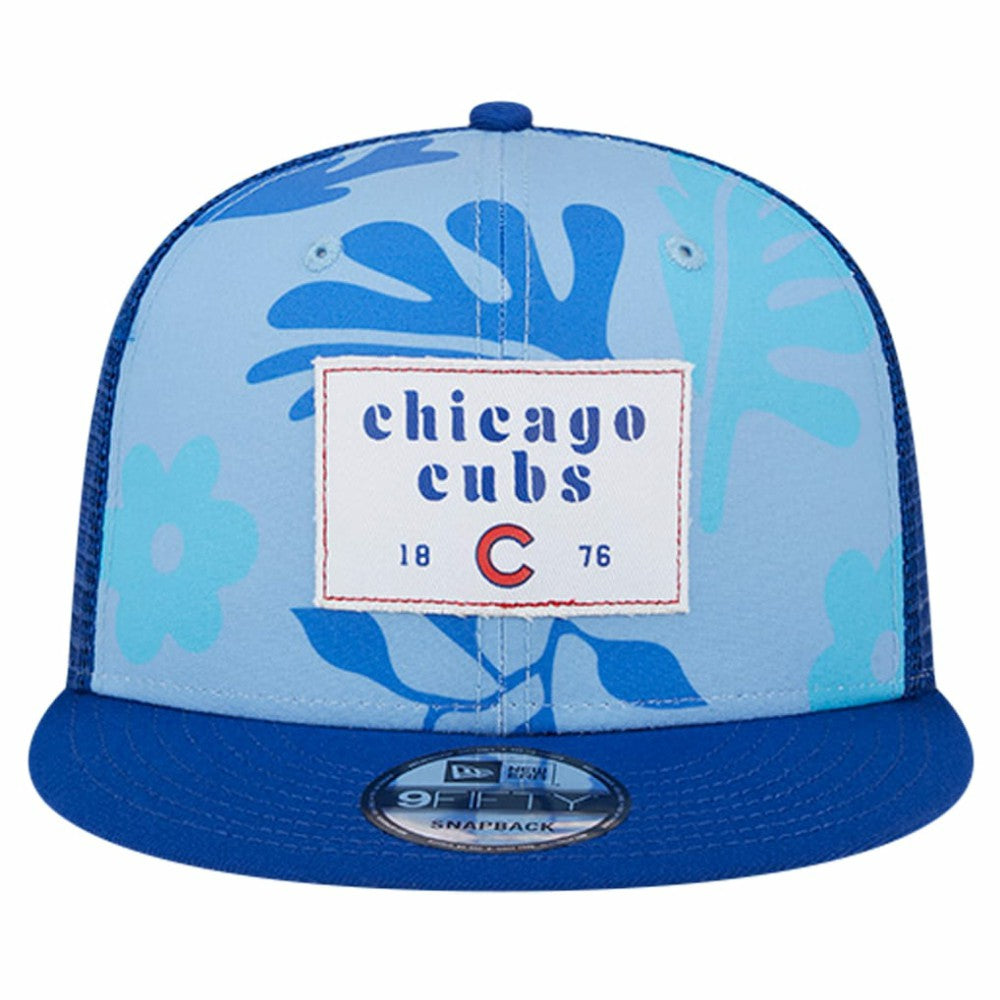 Chicago Cubs Bikini Bottom Trucker 9FIFTY Snapback Hat Royal | New Era