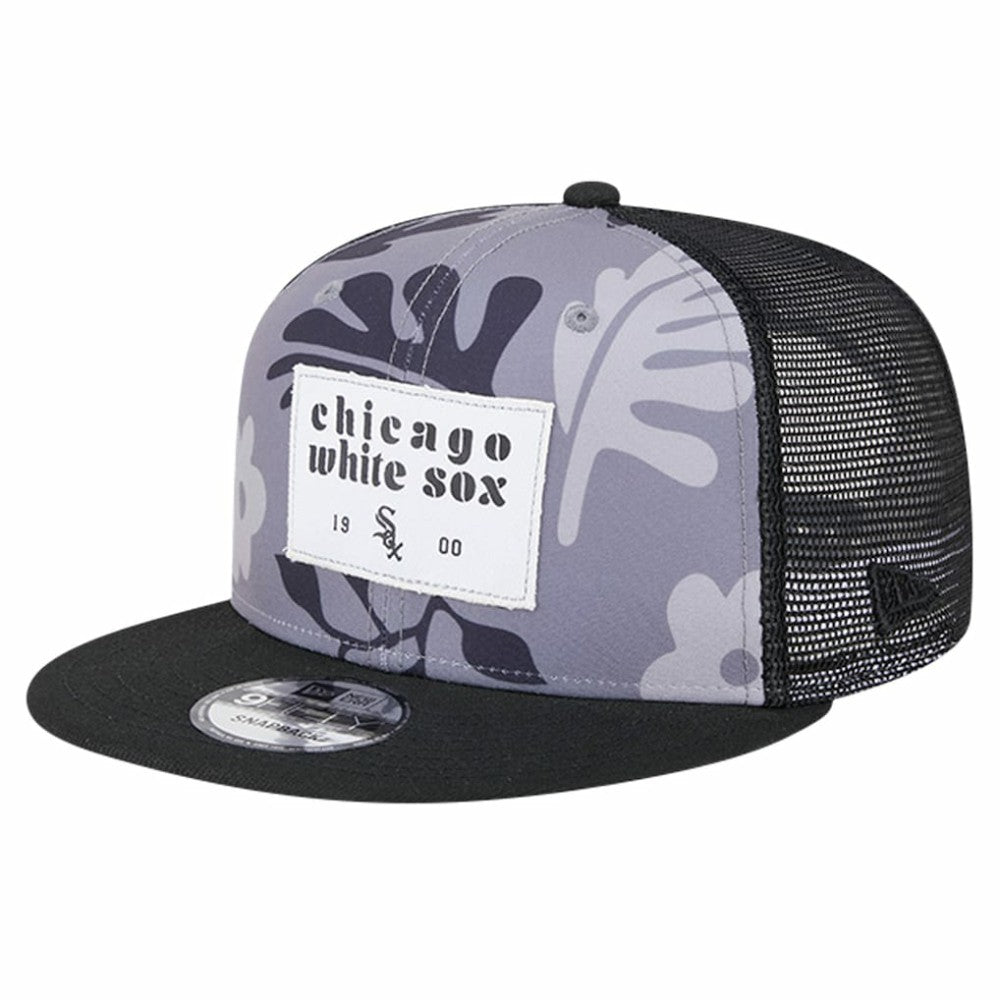 Chicago White Sox Bikini Bottom Trucker 9FIFTY Snapback Hat Black | New Era