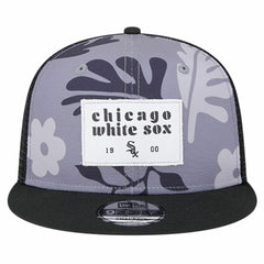 Chicago White Sox Bikini Bottom Trucker 9FIFTY Snapback Hat Black | New Era