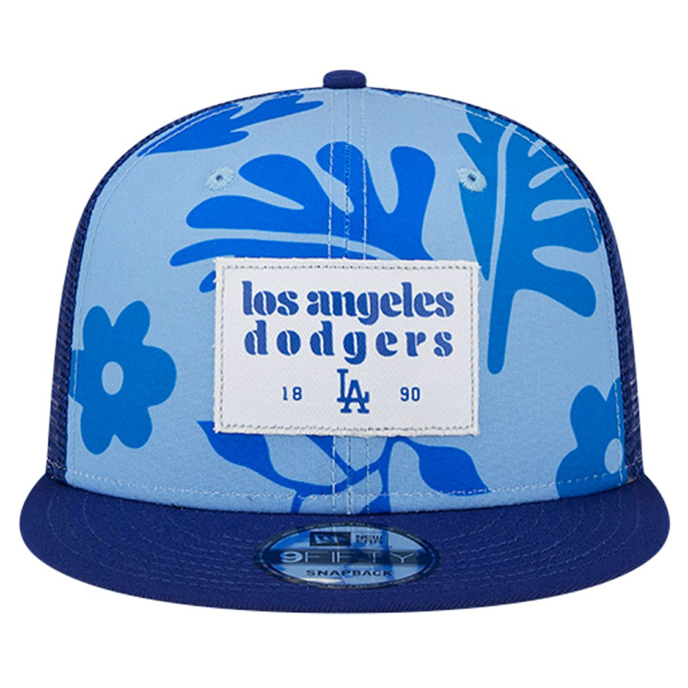 Los Angeles Dodgers Bikini Bottom Trucker 9FIFTY Snapback Hat Royal | New Era