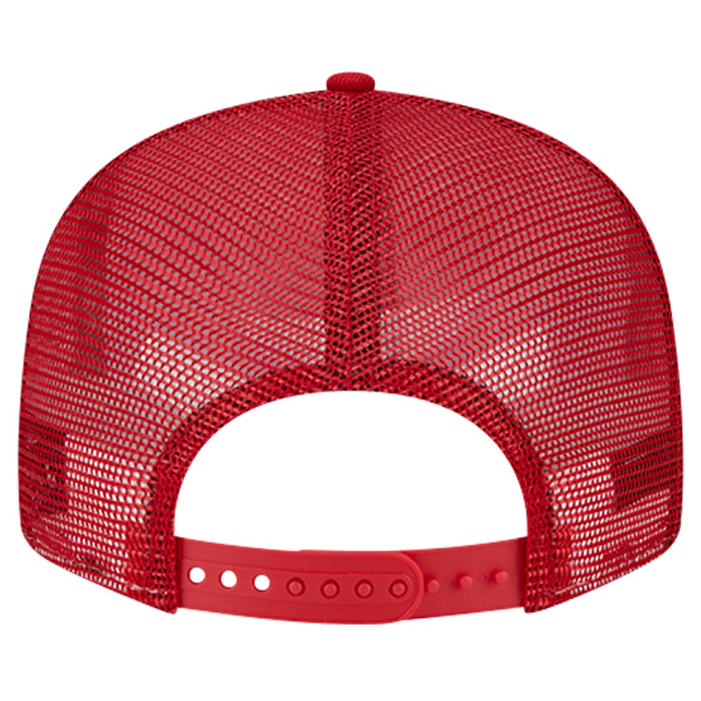 Los Angeles Angels Bikini Bottom Trucker 9FIFTY Snapback Hat Red | New Era