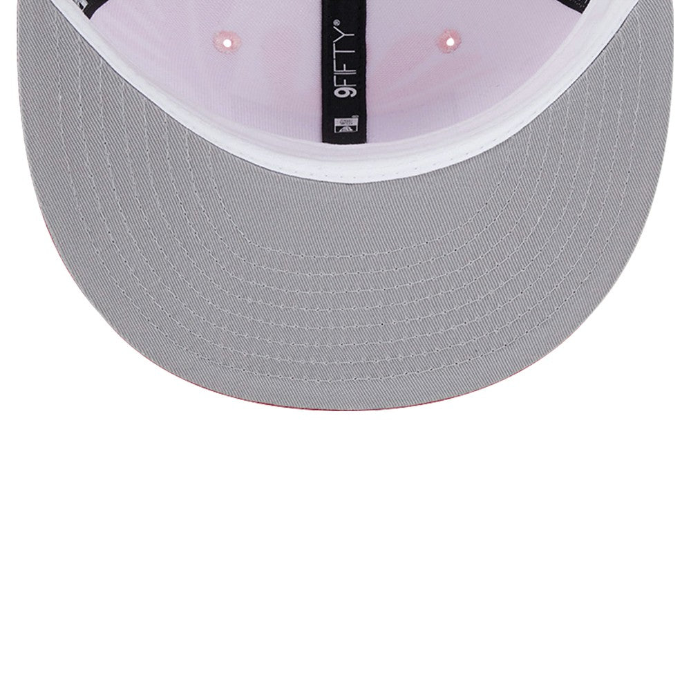 Los Angeles Angels Bikini Bottom Trucker 9FIFTY Snapback Hat Red | New Era