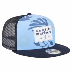Seattle Mariners Bikini Bottom Trucker 9FIFTY Snapback Hat Navy | New Era