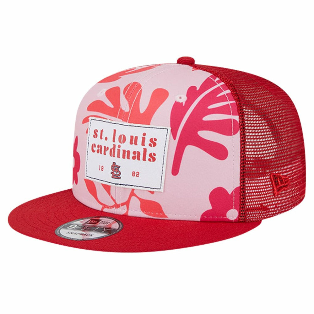 St. Louis Cardinals Bikini Bottom Trucker 9FIFTY Snapback Hat Red | New Era