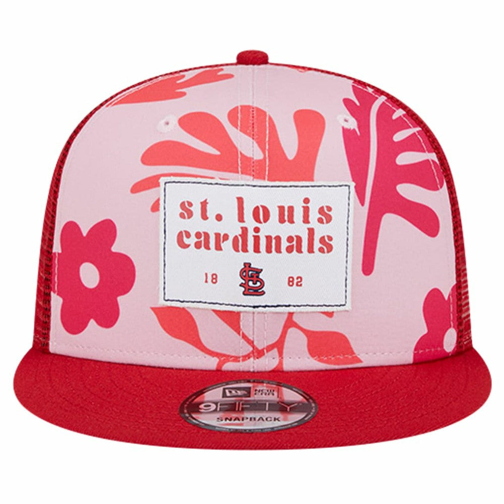 St. Louis Cardinals Bikini Bottom Trucker 9FIFTY Snapback Hat Red | New Era