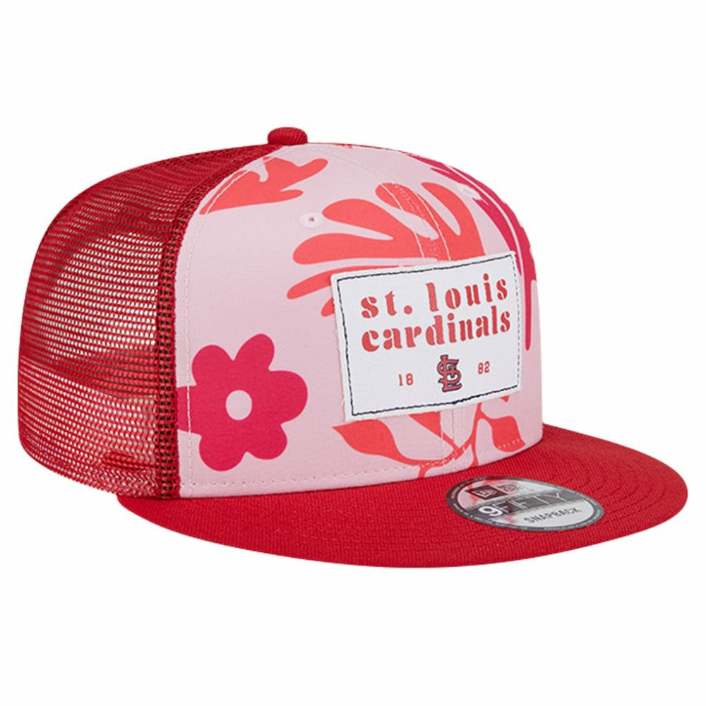 St. Louis Cardinals Bikini Bottom Trucker 9FIFTY Snapback Hat Red | New Era