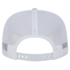 Los Angeles Angels Logo Dunes A-Frame Trucker 9FIFTY Snapback Hat White | New Era