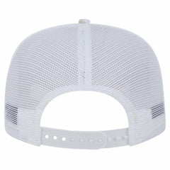 Pittsburgh Pirates Logo Dunes A-Frame Trucker 9FIFTY Snapback Hat White | New Era