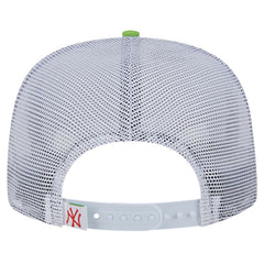 New York Yankees Neon Horizon A-Frame Trucker 9FIFTY Snapback Hat Red | New Era
