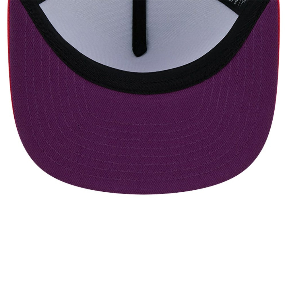 New York Yankees Neon Horizon A-Frame Trucker 9FIFTY Snapback Hat Red | New Era