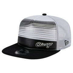 Chicago White Sox Team Horizon 9FIFTY A-Frame Trucker Snapback Hat Black | New Era