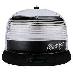 Chicago White Sox Team Horizon 9FIFTY A-Frame Trucker Snapback Hat Black | New Era