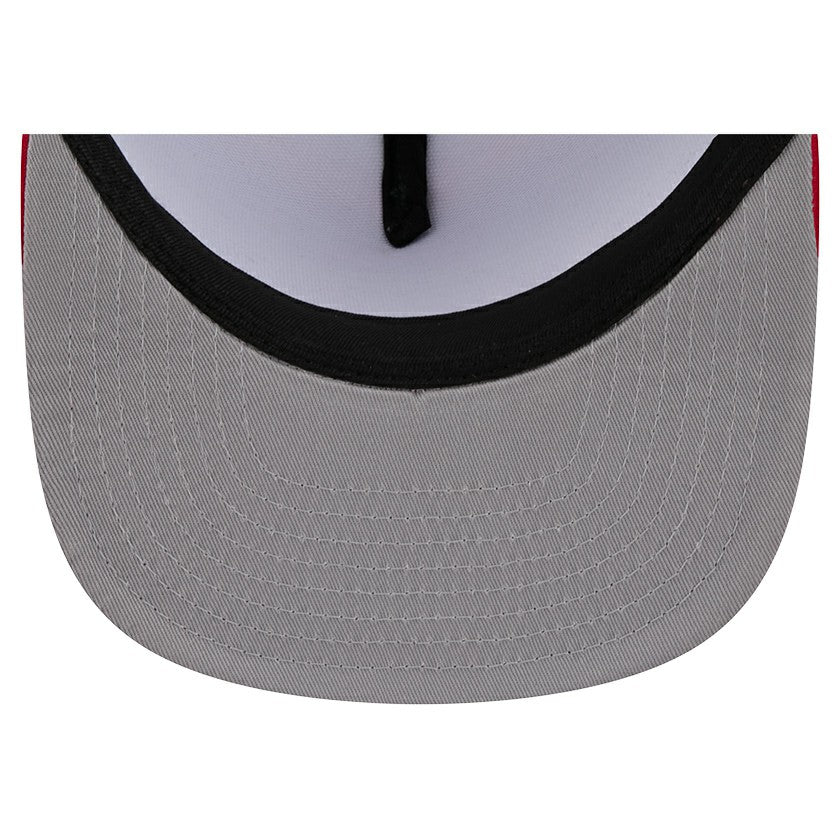 Los Angeles Angels Team Horizon 9FIFTY A-Frame Trucker Snapback Hat Red | New Era