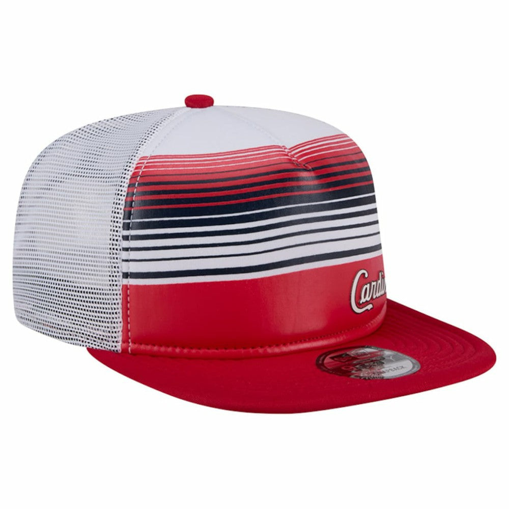 St. Louis Cardinals Team Horizon 9FIFTY A-Frame Trucker Snapback Hat Red | New Era
