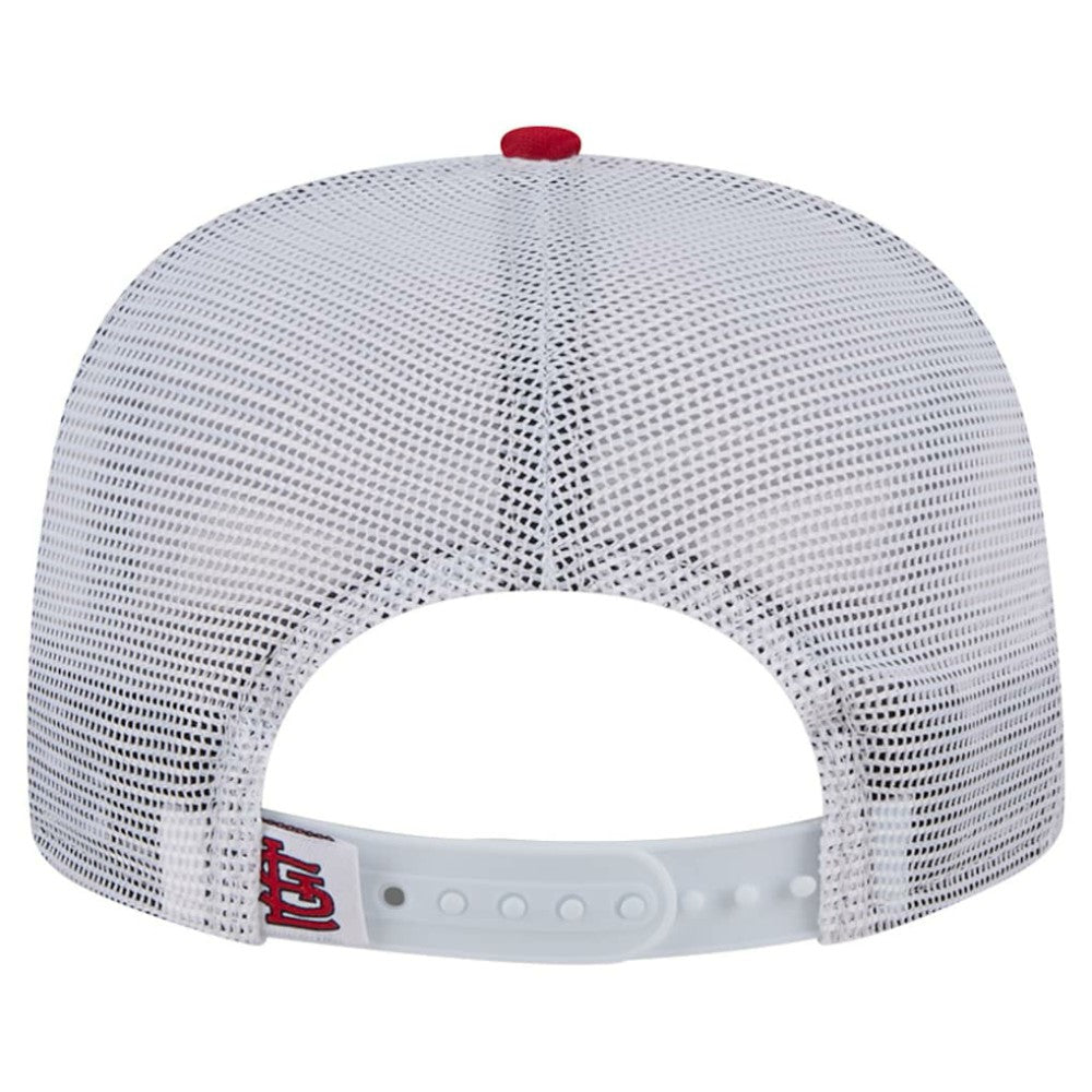 St. Louis Cardinals Team Horizon 9FIFTY A-Frame Trucker Snapback Hat Red | New Era