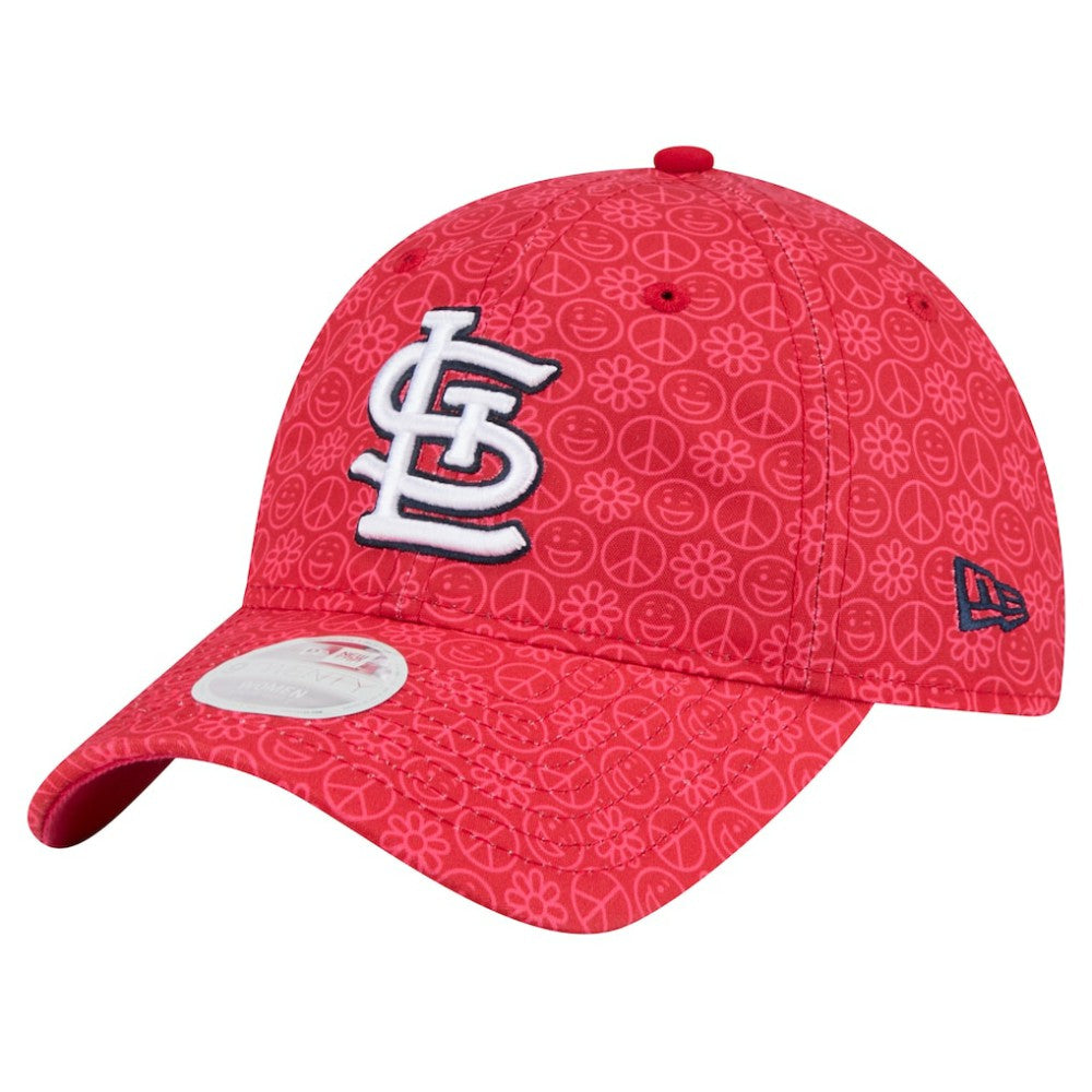 St. Louis Cardinals Women's Don't Worry 9TWENTY Adjustable Hat Red | New Era