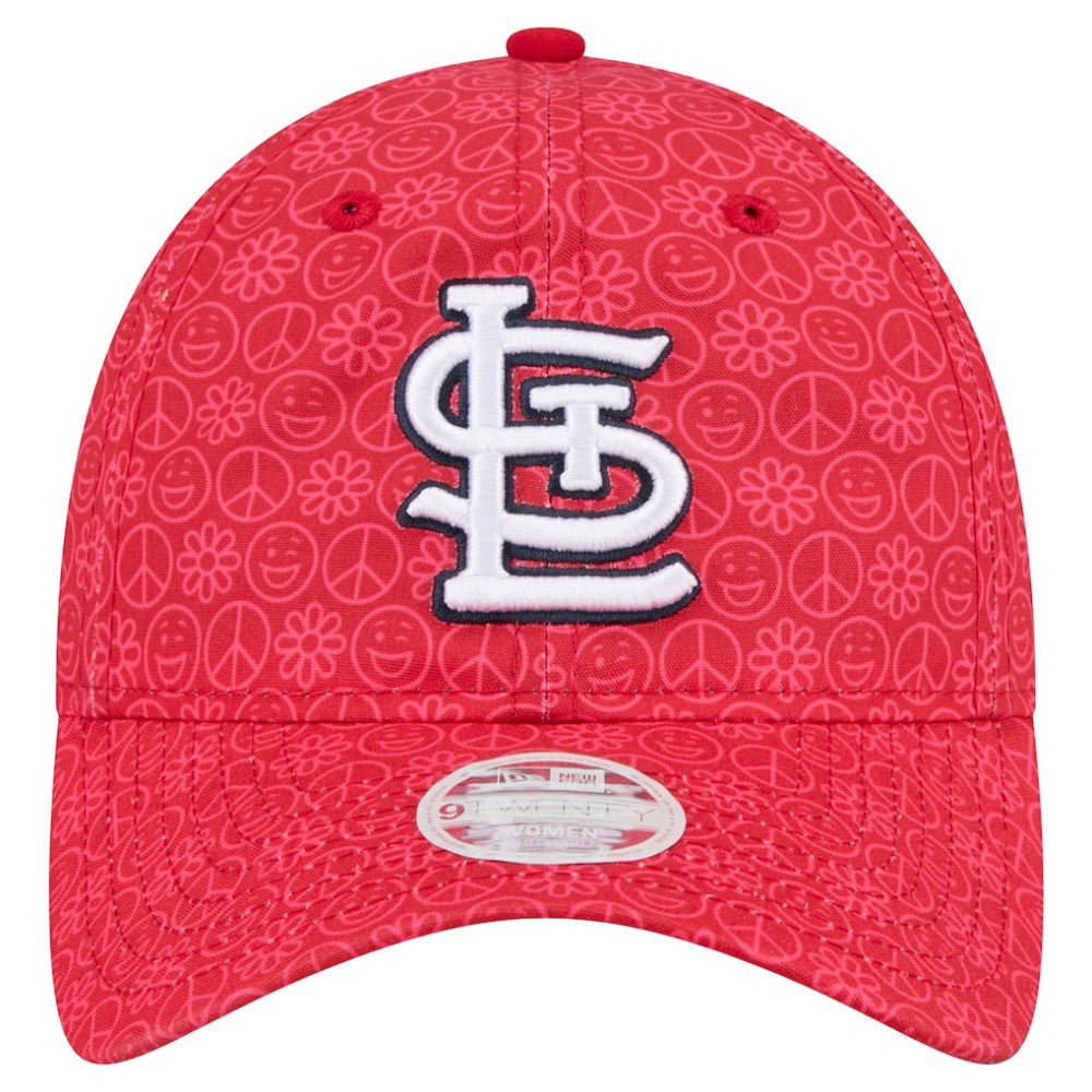 St. Louis Cardinals Women's Don't Worry 9TWENTY Adjustable Hat Red | New Era