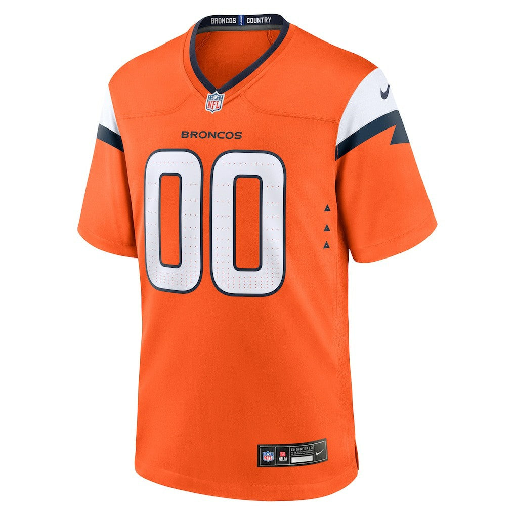 Denver Broncos Mile High Collection Custom Game Jersey - Orange