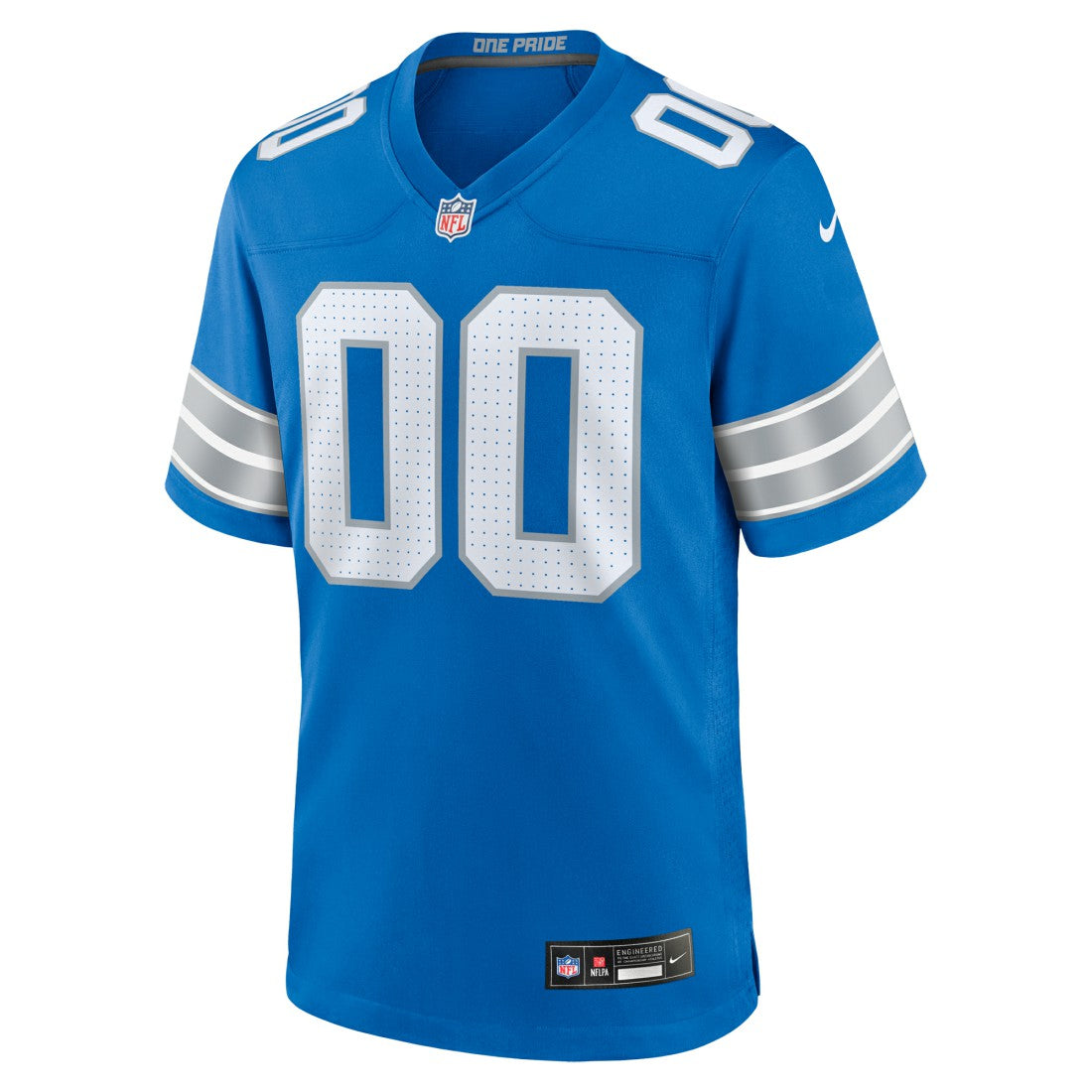 Detroit Lions Custom Game Jersey - Blue