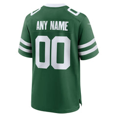 New York Jets Custom Game Jersey - Legacy Green