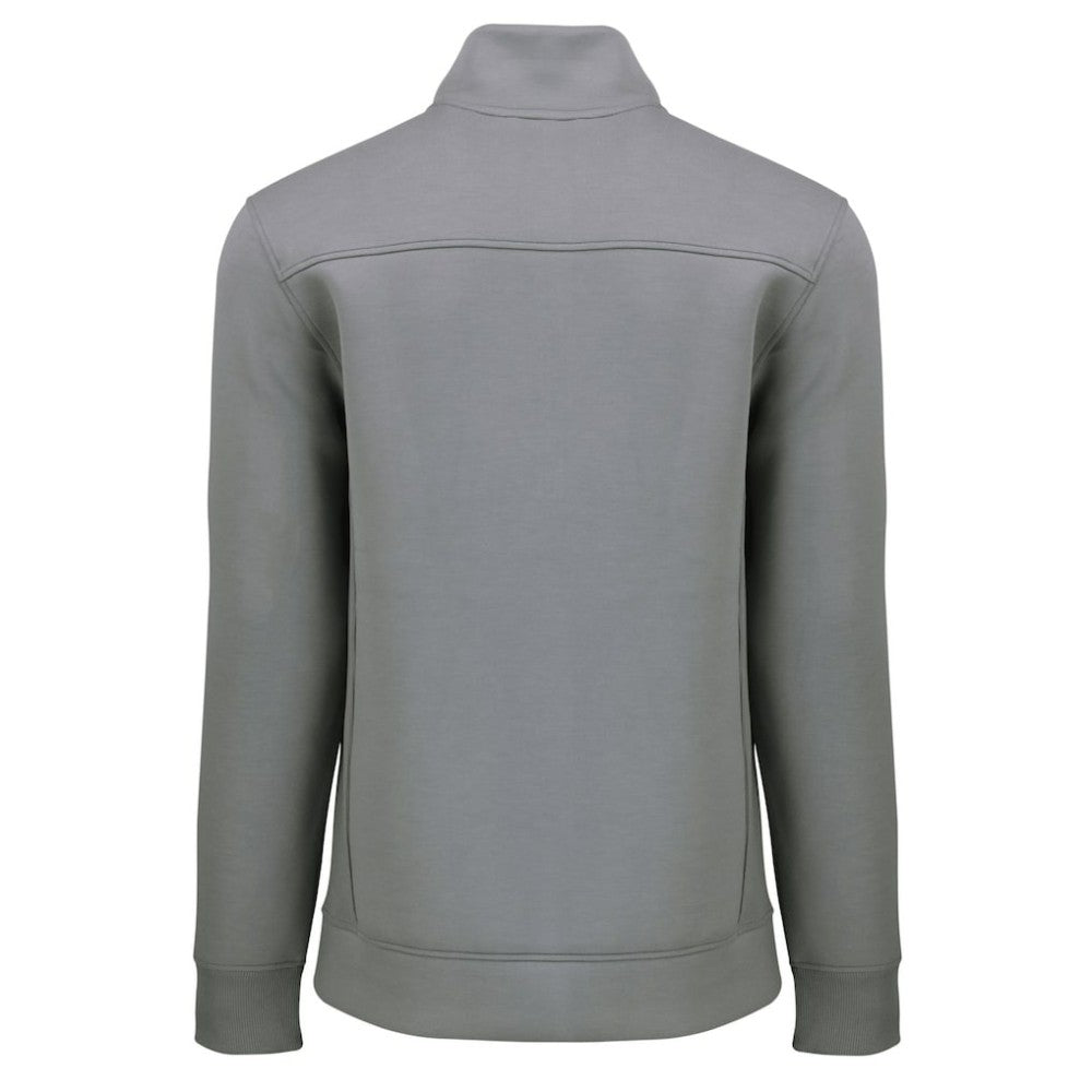 Chicago Cubs Cutter & Buck Cooperstown Collection Roam Eco Recycled Quarter-Zip Pullover Gray