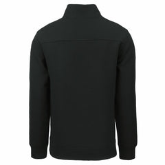 Cincinnati Reds Cutter & Buck Cooperstown Collection Roam Eco Recycled Quarter-Zip Pullover Black