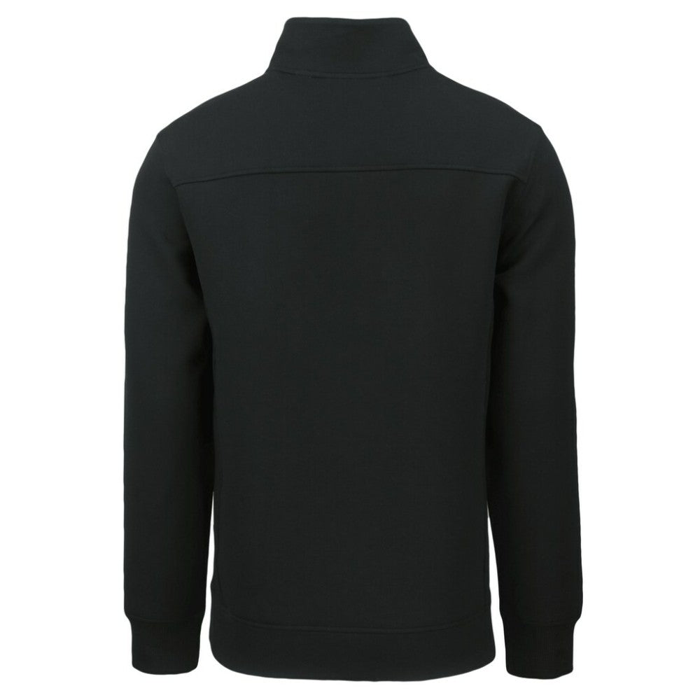 Houston Astros Cutter & Buck Cooperstown Collection Roam Eco Recycled Quarter-Zip Pullover Black