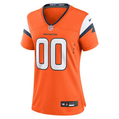 Denver Broncos Women's Mile High Collection Custom Game Jersey - Orange