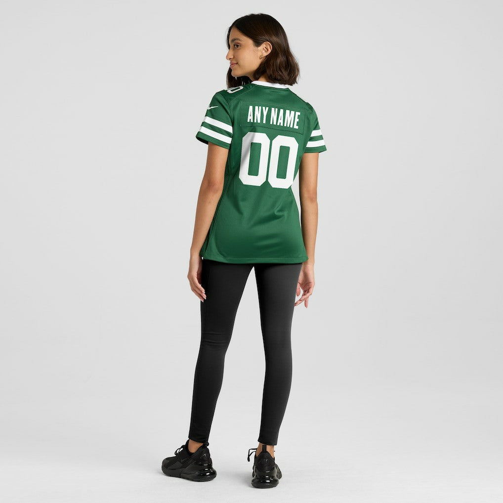 New York Jets Women's Custom Game Jersey - Legacy Green