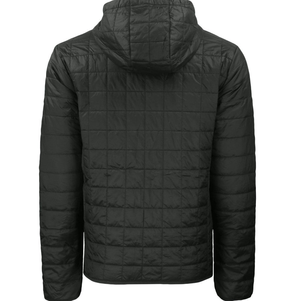 Cincinnati Reds Cutter & Buck Rainier Primaloft Eco Full-Zip Hooded Jacket Black