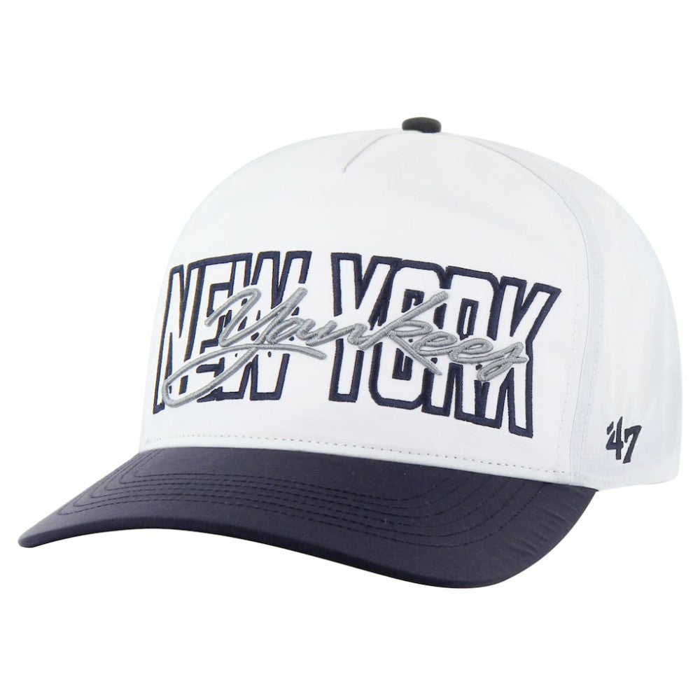 New York Yankees Lineman Hitch Adjustable Hat White | 47 brand