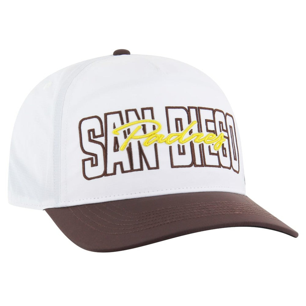 San Diego Padres Lineman Hitch Adjustable Hat White | 47 brand