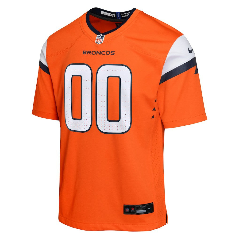 Denver Broncos Youth Mile High Collection Custom Game Jersey - Orange
