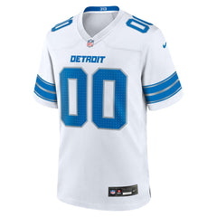 Detroit Lions Custom Game Jersey - White