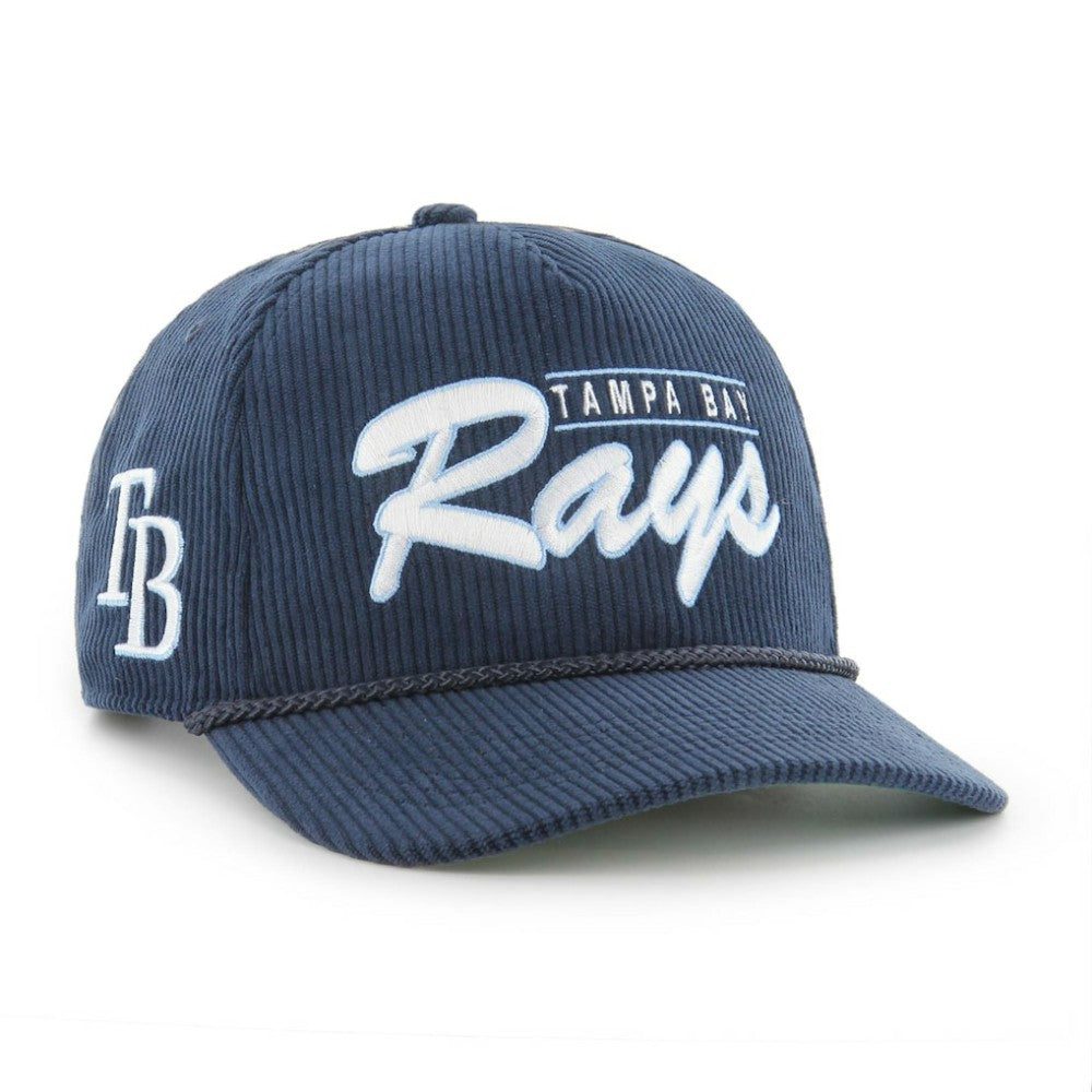 Tampa Bay Rays Corduroy Hitch Adjustable Hat Navy | 47 brand