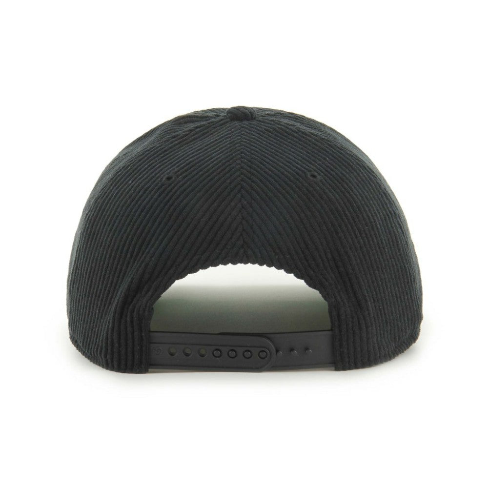 Pittsburgh Pirates Corduroy Hitch Adjustable Hat Black | 47 brand