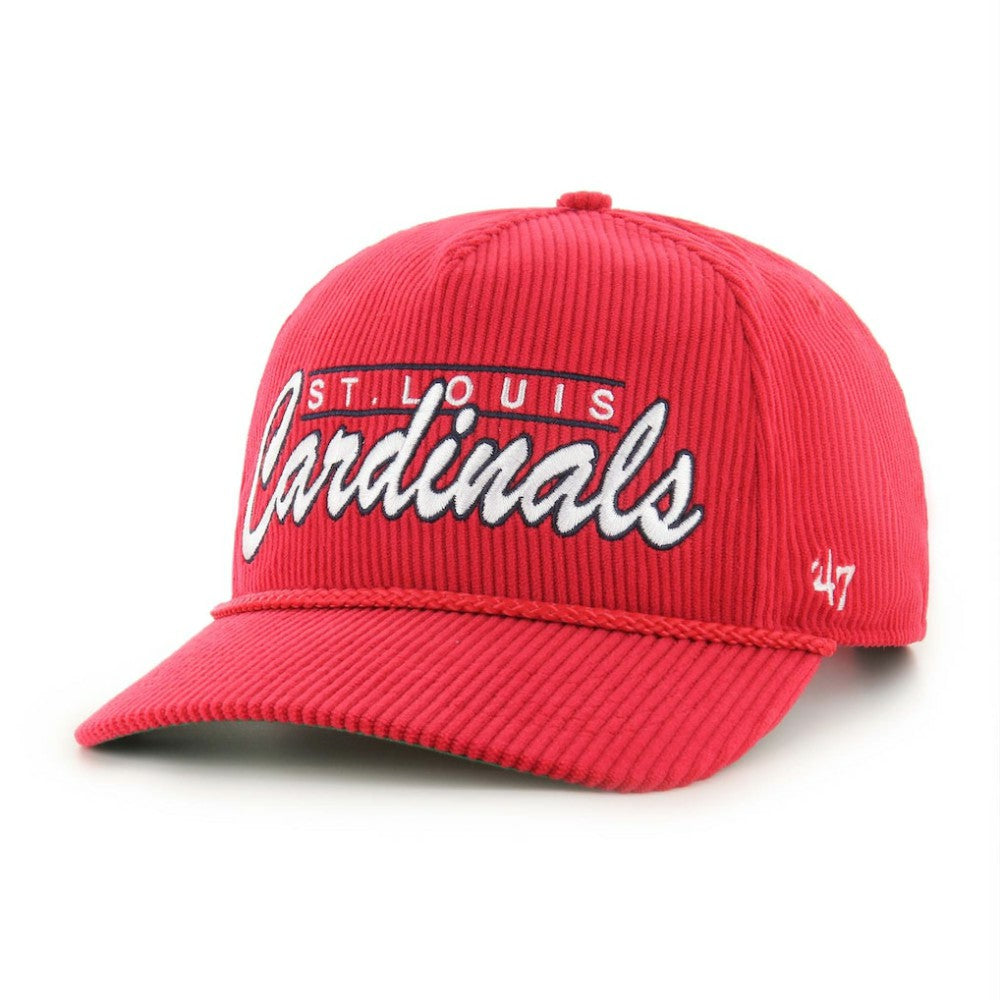 St. Louis Cardinals Corduroy Hitch Adjustable Hat Red | 47 brand